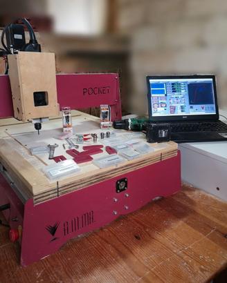 PANTOGRAFO LAVORAZIONE LEGNO CNC AMMA POCKET 600
