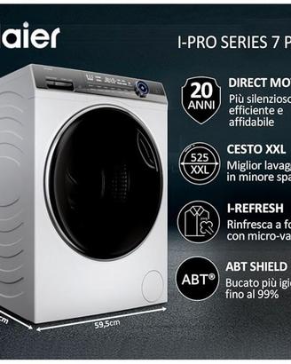 LAVATRICE NUOVA ■ Haier I-Pro Serie 7 Plus 11 Kg ■