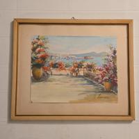 Set 3 Quadri Acquerelli Originali R. Laurenzi 