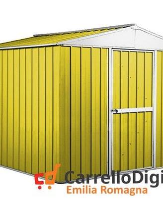 Box deposito porta attrezzi lamiera 276x260 giallo