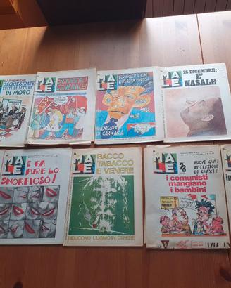 Rivista satirica Il Male vari numeri anno I-1978