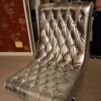 Poltrona design Fauteuil Bossley argento