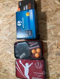 Racchette da ping pong + palline
