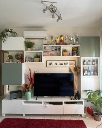 Parete attrezzatta moderna componibile moderna