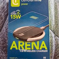 Caricatore Wireless Cellularline ARENA 15W