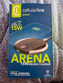 Caricatore Wireless Cellularline ARENA 15W