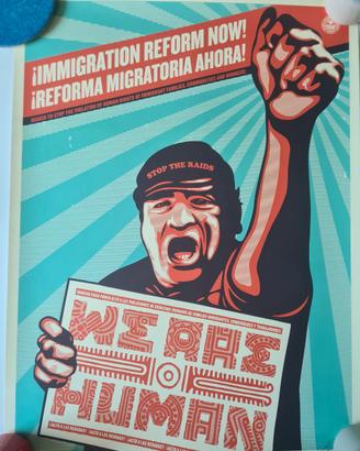 stampa shepard fairey e Ernesto Yerena obey