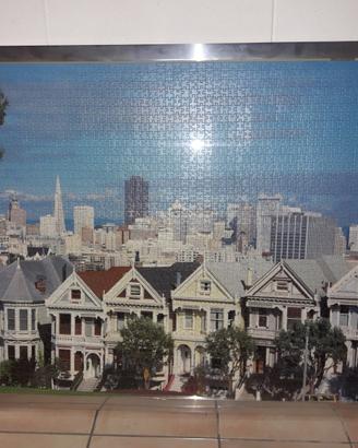 Puzzle 88 x 128 con cornice di alluminio