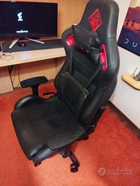 SEDIA DA GAMING FASCIA ALTA