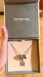 Collana donna Brosway con tre ciondoli