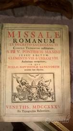 Missale romanum del 1735 Ex decreto sacrosancti