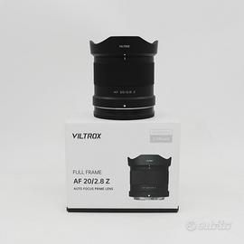 Viltrox 20mm f2.8 AF Nikon Z Pari al nuovo