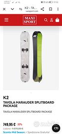 splitboard k2 marouder 163 wide