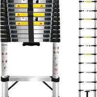 Scala Telescopica 3,90m Alluminio Rinforzata Alta 