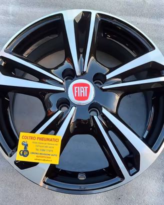 4 Cerchi In Lega NUOVI Da 15 Per Fiat 500 Panda Ec