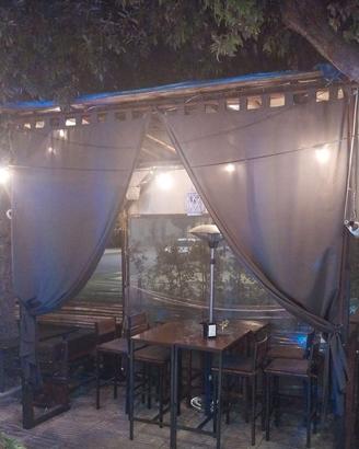 Gazebo in legno robusto