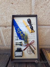 Set Scrittura Calligrafica Steampunk