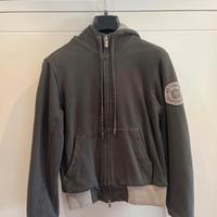 Felpa con zip e cappuccio