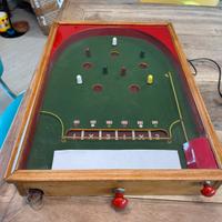 Flipper antico raro legno bagatelle totocalcio vin