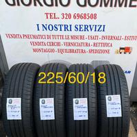 Gomme 225/60/18 uove e usate in pronta consegna