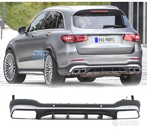 DIFFUSORE MERCEDES GLC X253 AMG 16-22 LOOK GLC63 A