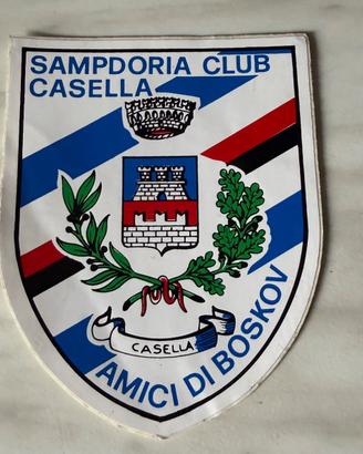 ADESIVO SAMPDORIA CLUB CASELLA AMICI DI BOSKOV VIN
