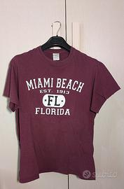 T-shirt Vintage Miami Beach Florida Gildan, Tg M