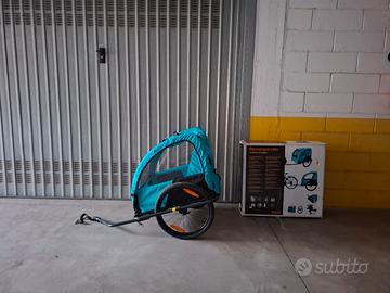 Rimorchio bici bambini Decathlon