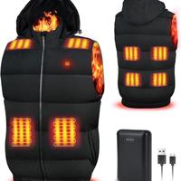 Gilet riscaldato uomo/donna nuovo imballato.