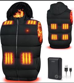 Gilet riscaldato uomo/donna nuovo imballato.