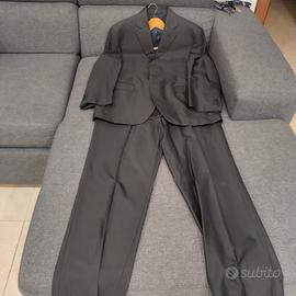 abito cerimonia uomo nero made in italiy taglia 52