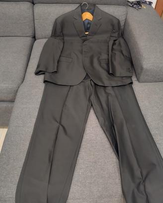 abito cerimonia uomo nero made in italiy taglia 52