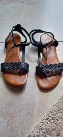 Sandali neri infradito n. 38