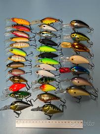 Minnows crankbait esche pesca spinning 33 pz