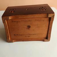 SCATOLA IN LEGNO D'EPOCA 