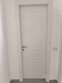 Porta per Interni Moderna Bianca Laminata