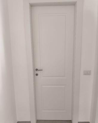 Porta per Interni Moderna Bianca Laminata