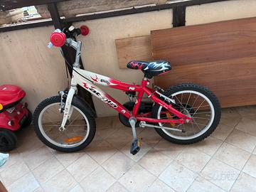 Bici bambino 16’’ Atalanta Teddy rossa