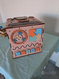 Cubo Legno Multisensoriale Montessori 