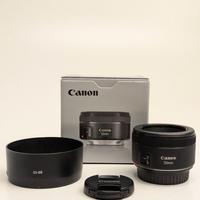 Canon EF 50mm f/1.8 STM Obiettivo + Paraluce