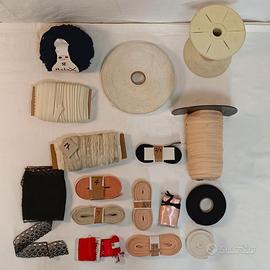 Lotto Stock 90m - Elastici, Nastro, Pizzo, Velluti