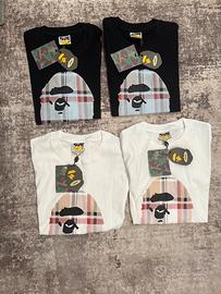 t shirt bape Taglia s