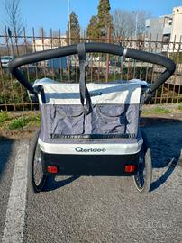 Queridoo Kidgoo2 rimorchio - passeggino due posti