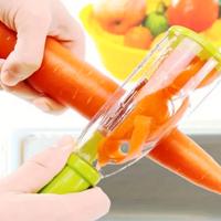 pela ortaggi multifunzionale con contenitore