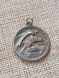 medaglia in argento rara.