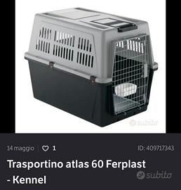 Trasportino Atlas 60 Ferplast - Kennel