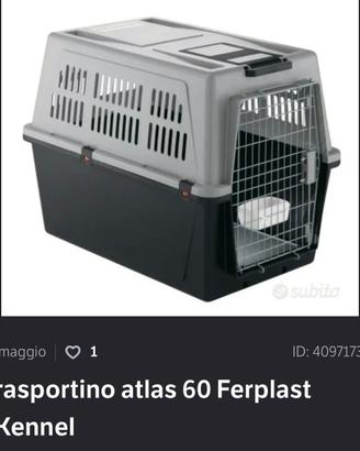 Trasportino Atlas 60 Ferplast - Kennel