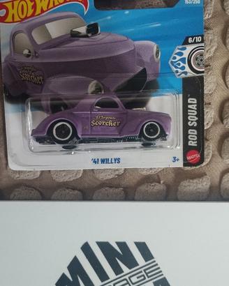 HOT WHEELS '41 WILLYS EL SEGUNDO SCORCHER 1/64