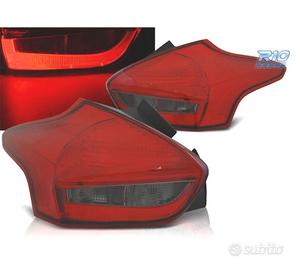 FANALI FORD FOCUS 3 HATCHBACK 14- BAR LED ROSSO AF