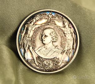 Medaglia di Genova in argento (Mezza oncia)